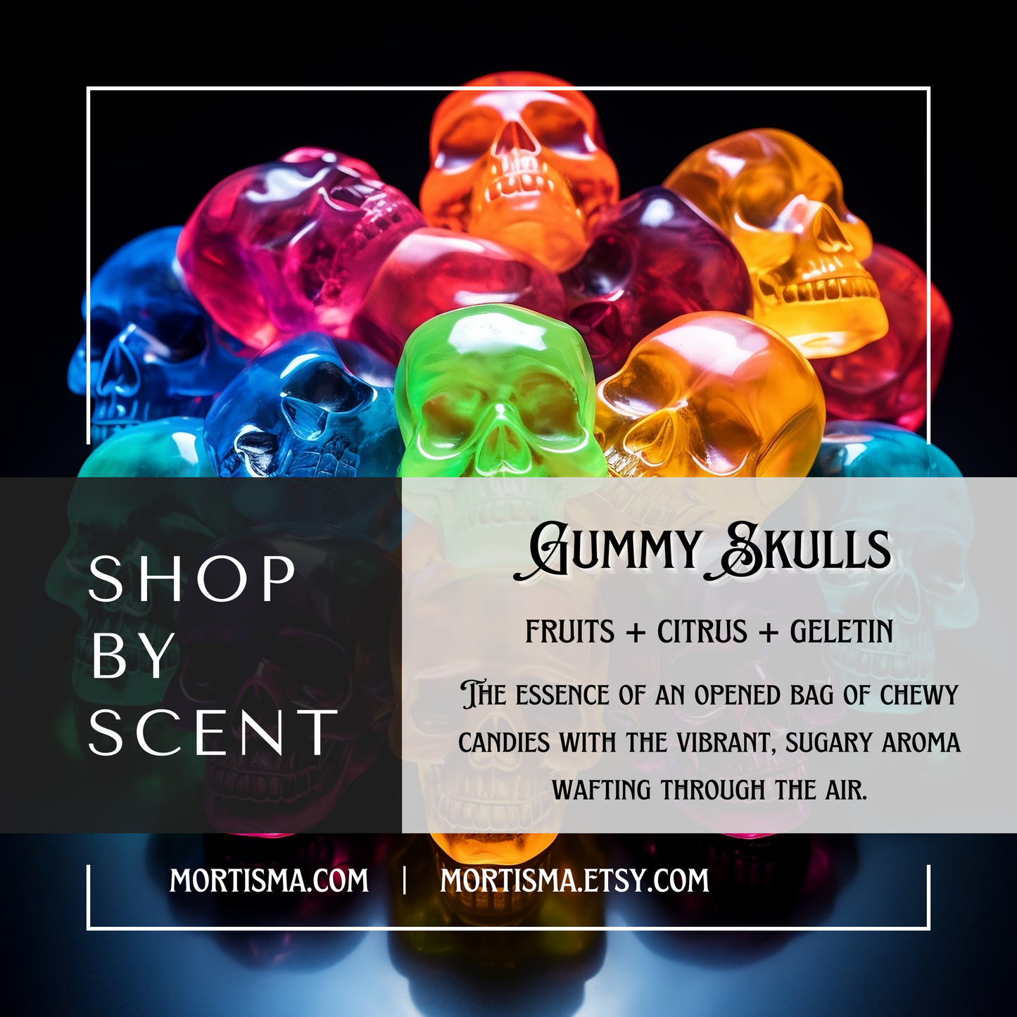 Gummy Skulls | Skull-Shaped Car Scent Diffuser