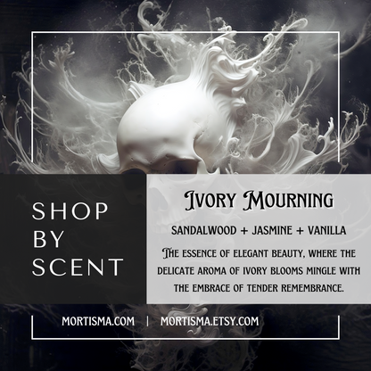 Ivory Mourning | Skull-Shaped Car Scent Diffuser