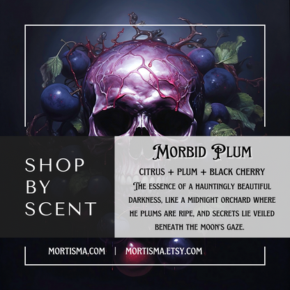 Morbid Plum | Skull-Shaped Car Scent Diffuser